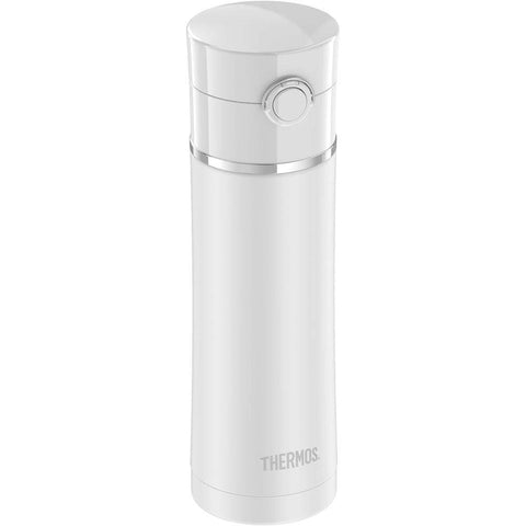 Thermos 16 oz Sipp SS Drink Bottle Matte White #NS4028WH4