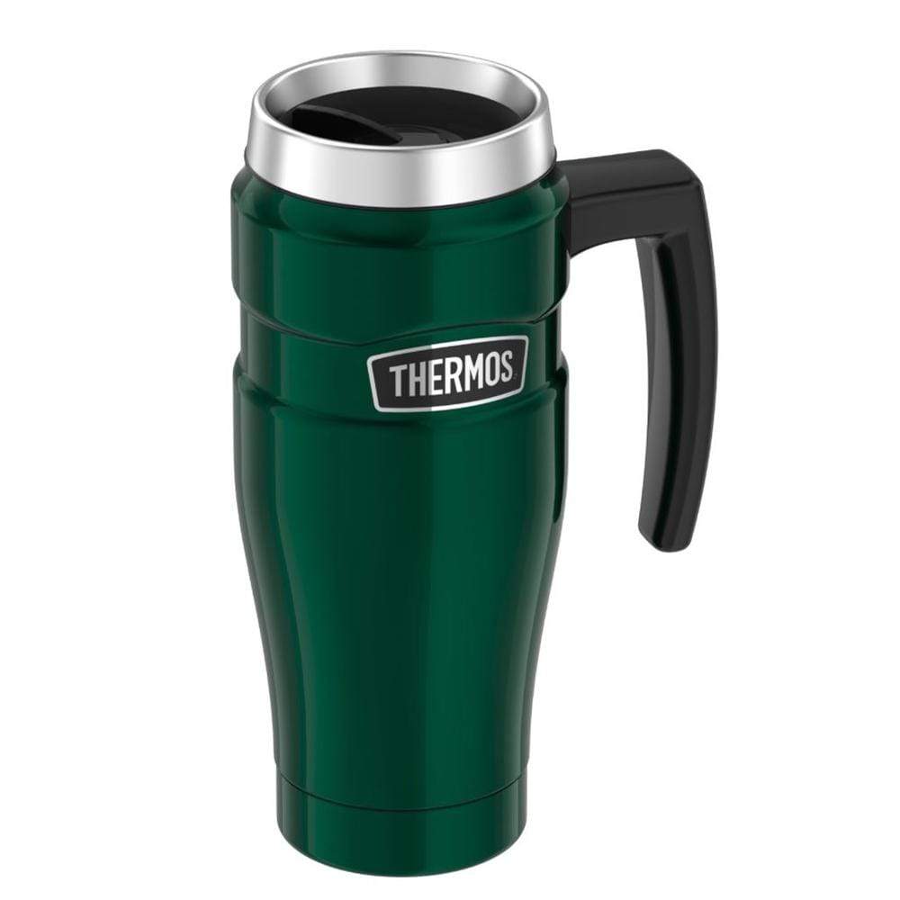 Thermos Qualifies for Free Shipping Thermos 16 oz SS Travel Mug Pine Green #SK1000PG4