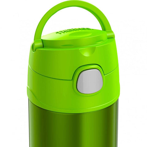 Thermos Funtainer SS Insulated Straw Bottle 12 oz Lime #F4019LM6