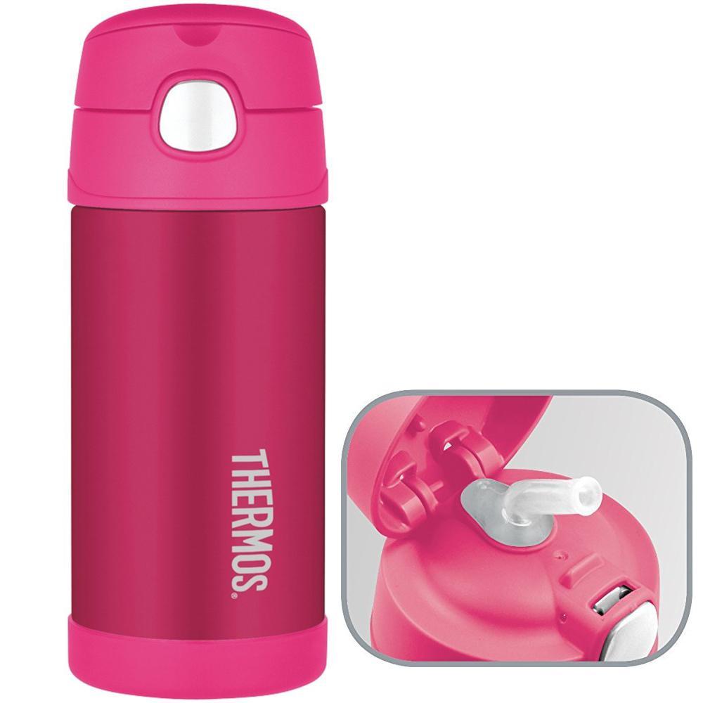 Thermos Qualifies for Free Shipping Thermos Funtainer SS Insulated Straw Bottle 12 oz Pink #F4013PK6