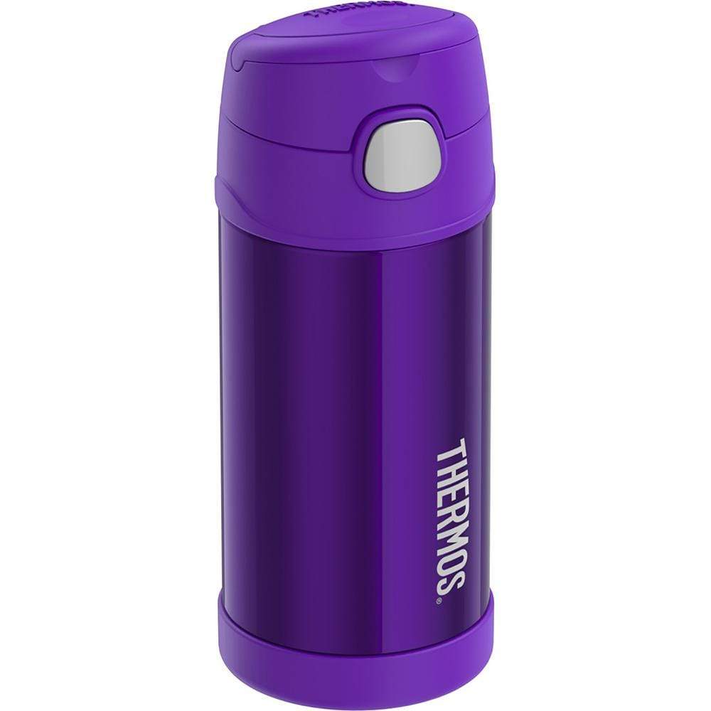 Thermos Qualifies for Free Shipping Thermos Funtainer SS Insulated Straw Bottle 12 oz Purple #F4019VI6