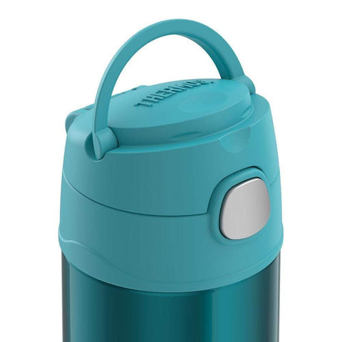 Thermos Funtainer SS Insulated Straw Bottle 12 oz Teal #F7019TL6