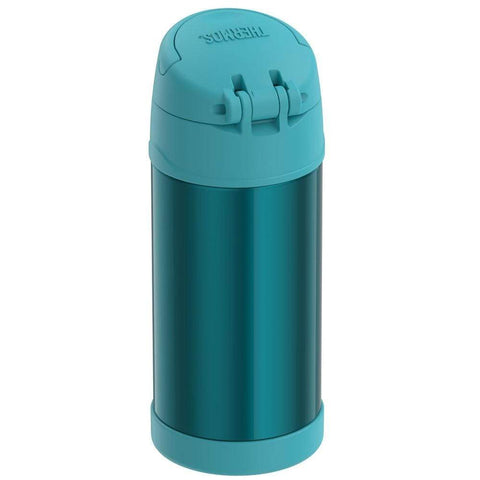 Thermos Funtainer SS Insulated Straw Bottle 12 oz Teal #F7019TL6