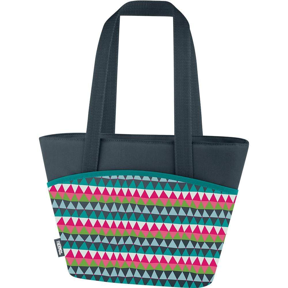 Thermos Qualifies for Free Shipping Thermos Raya 9 Can Lunch Tote Colorful Triangles #C58409004