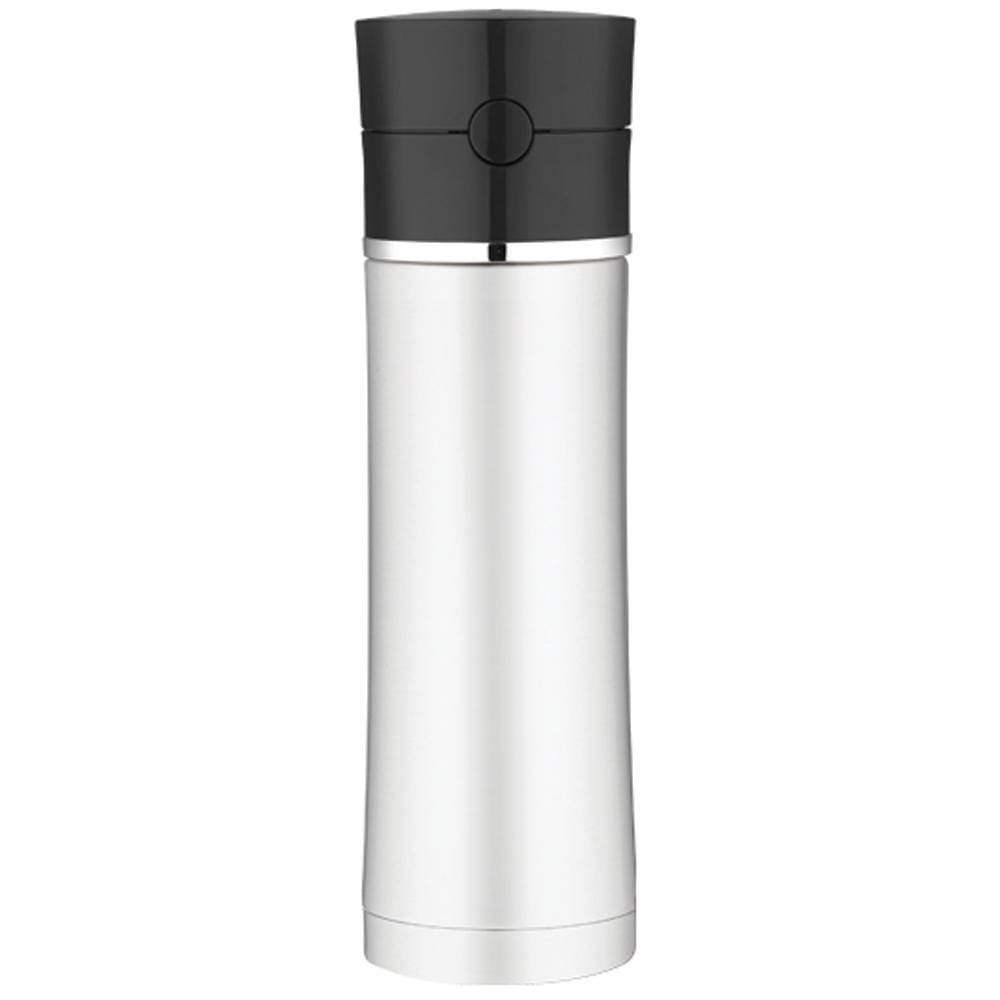 Thermos Qualifies for Free Shipping Thermos Sipp Vacuum Insulated Hydration Bottle 18 oz SS/Blk #NS401BK4
