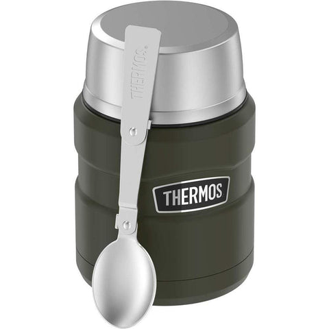 Thermos Stainless King Food Jar 16 oz Matte Army Green #SK3000AGTRI4