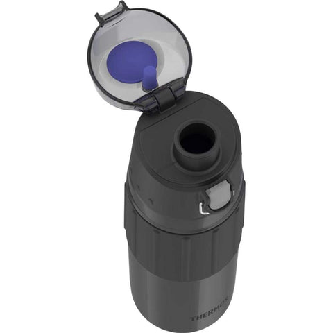 Thermos Vacuum Insulated 18 oz Hydration Bottle SS Charcoal #2465CHTRI6
