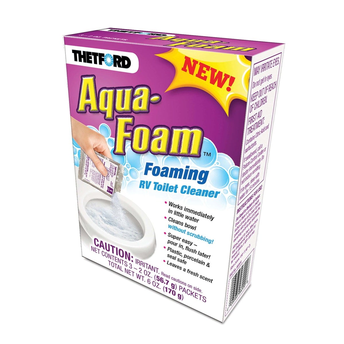 Thetford Aqua-Foam Toilet Cleaner-pk of 3 #96009