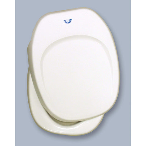 Thetford Qualifies for Free Shipping Thetford Aqua-Magic IV High/Low Hand Flush Seat/Cover Parchment #36787