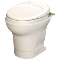 Thetford Not Qualified for Free Shipping Thetford Aqua-Magic V Hand Flush Water Saver High Parchment #31676