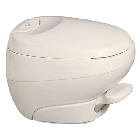Thetford Not Qualified for Free Shipping Thetford Bravura Toilet with Water Saver Low Parchment #31121