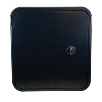 Thetford Qualifies for Free Shipping Thetford Multi-Purpose/Fuel Hatch without Back Thumb Latch Black #94309