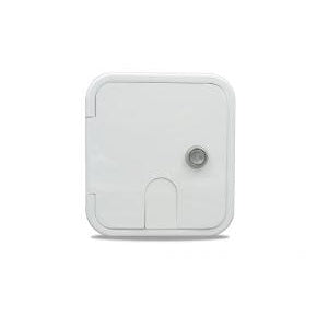 Thetford Qualifies for Free Shipping Thetford Small 30/50a Electric Cable Hatch Thumb Latch White #94334