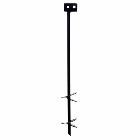Tie Down Iron Root Double Head/Helix Earth Anchor Painted 8-pk #59128N