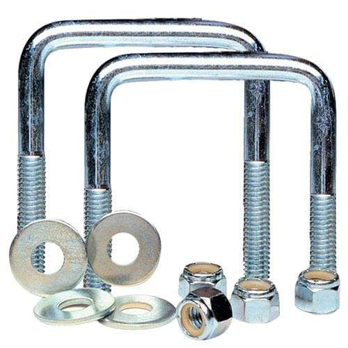Tie Down Engineering Qualifies for Free Shipping Tie Down U-Bolt-Square 2-1/8" x 4" Pair #86208