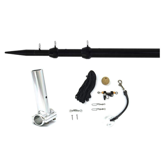 Tigress Qualifies for Free Shipping Tigress Center Rigger Clamp-On System Black #88121-1