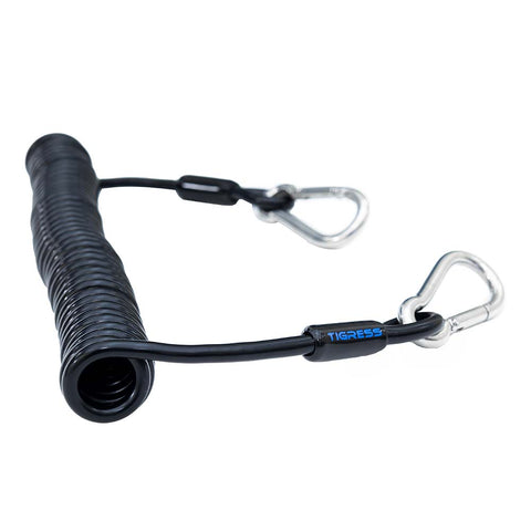 Tigress Qualifies for Free Shipping Tigress Light Tackle Coiled Safety Tether 600 lb #88440