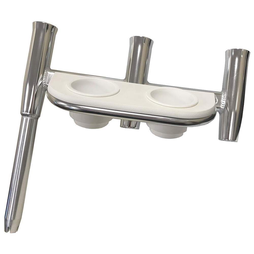 Tigress Qualifies for Free Shipping Tigress Offset Triple Rod Holder with Cup Holders #88148-1