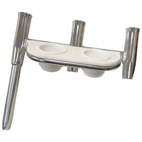 Tigress Qualifies for Free Shipping Tigress Offset Triple Rod Holder with Cup Holders #88148-1