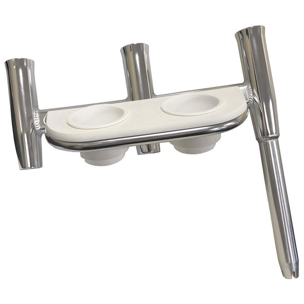 Tigress Qualifies for Free Shipping Tigress Offset Triple Rod Holder with Cup Holders #88148