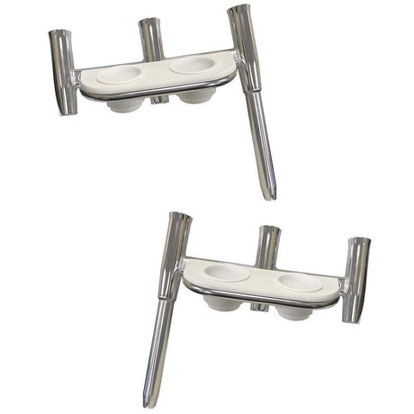 Tigress Qualifies for Free Shipping Tigress Offset Triple Rod Holders with Cup Holders #88148PS-KIT