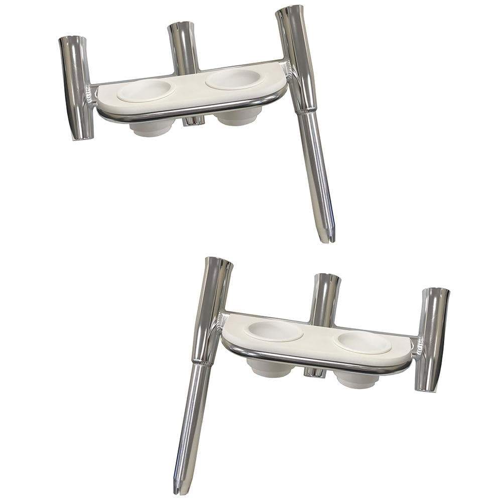 Tigress Qualifies for Free Shipping Tigress Offset Triple Rod Holders with Cup Holders #88148PS-KIT