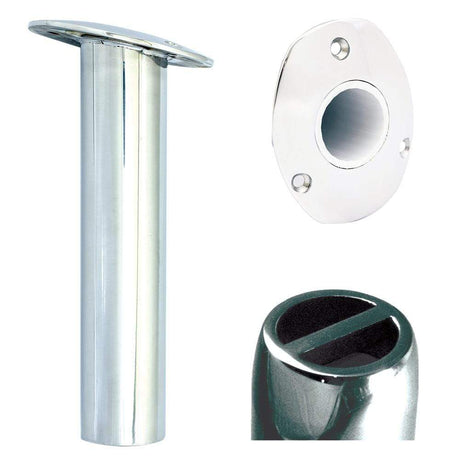 Tigress Qualifies for Free Shipping Tigress Oval Head SS Gunnel Mount Rod Holders 15-Degree 9" #88529