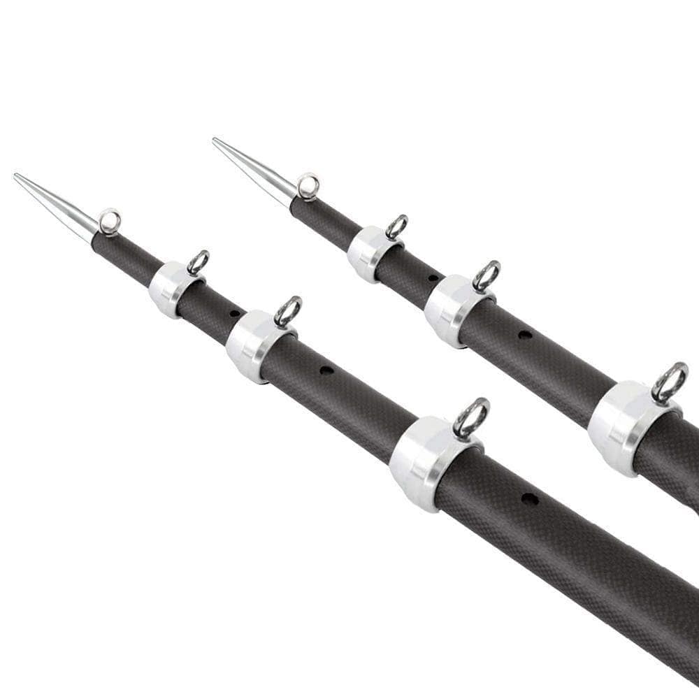Tigress Qualifies for Free Shipping Tigress XD 3k Carbon Fiber Telescoping Outrigger Poles #88679-1