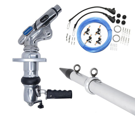 Tigress Not Qualified for Free Shipping Tigress XD Crank Top Mount System 18' Silver Outriggers #88825-2