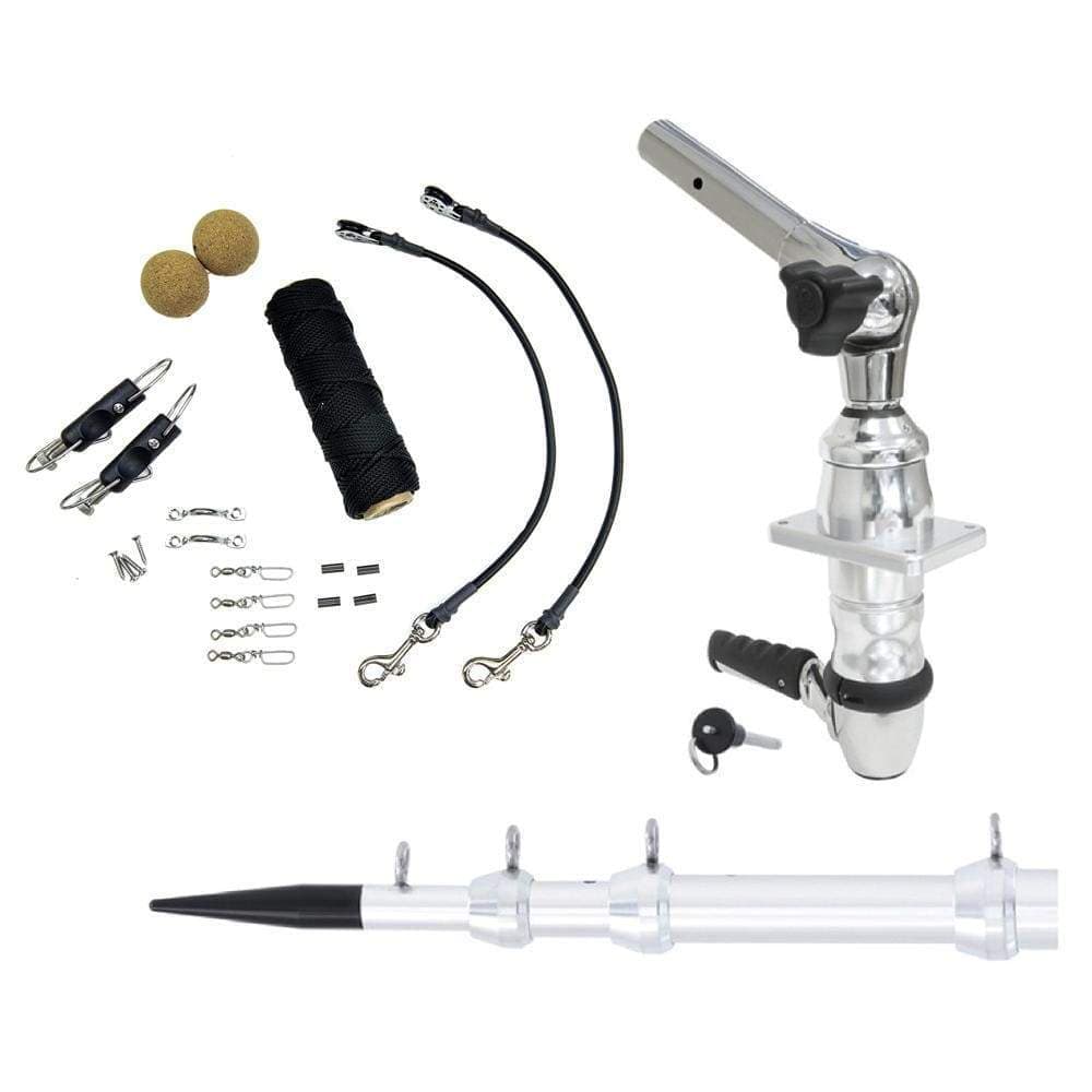 Tigress Not Qualified for Free Shipping Tigress XD Top Mount System 15' Silver Outriggers Elite #88824