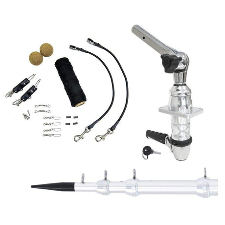 Tigress Not Qualified for Free Shipping Tigress XD Top Mount System 15' Silver Outriggers Elite #88824