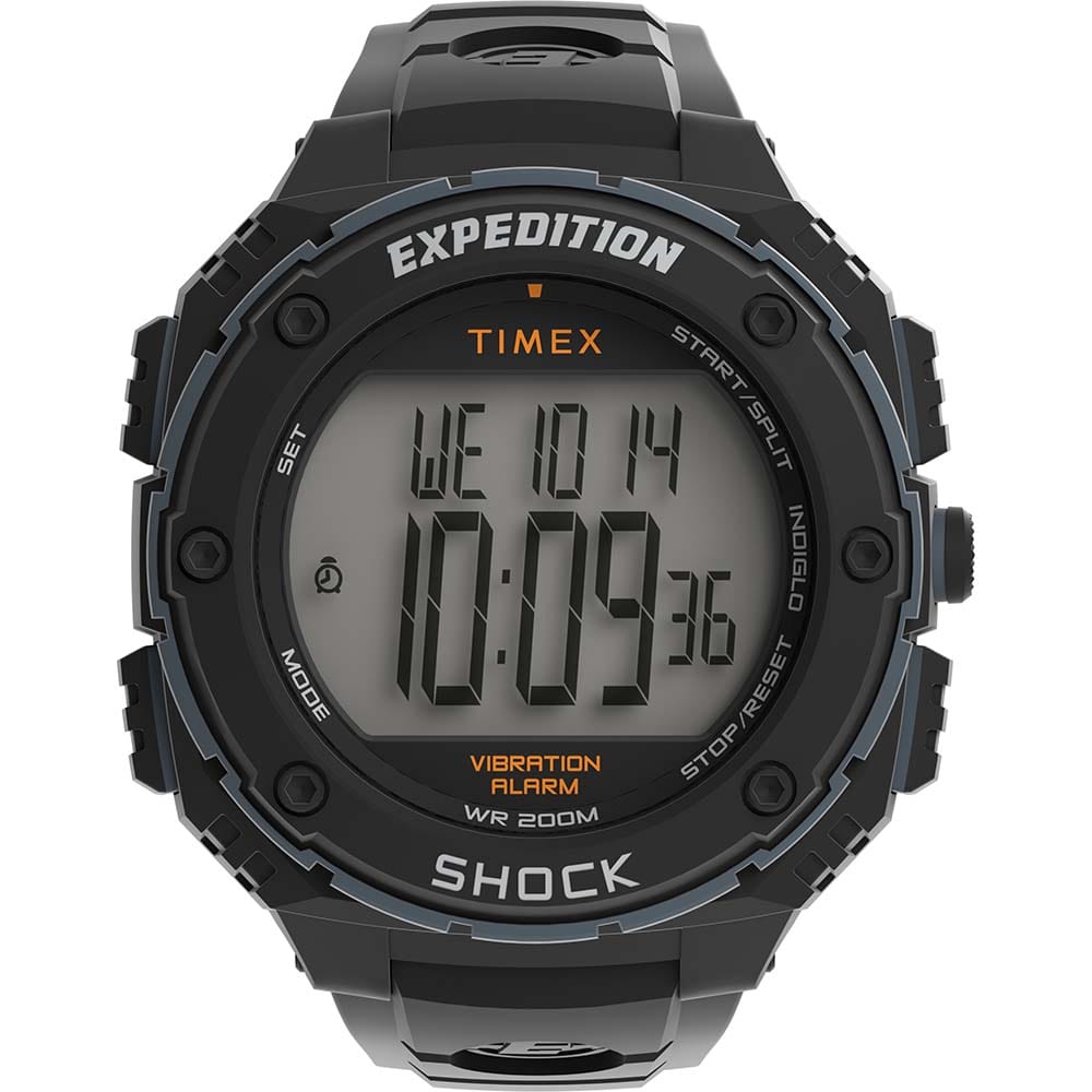 Timex Qualifies for Free Shipping Timex Expedition Shock Black/Orange #TW4B24000