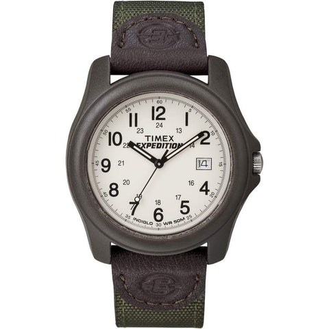 Timex Qualifies for Free Shipping Timex Expedition Womens Camper Brown/Olive Green #T49101