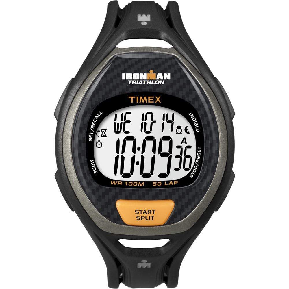 Timex Qualifies for Free Shipping Timex Ironman 50-Lap Men's Digital Watch Black/Orange #T5K335