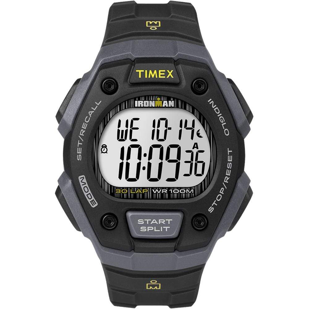 Timex Qualifies for Free Shipping Timex Ironman Classic 30-Lap Full-Size Black #TW5M09500JV