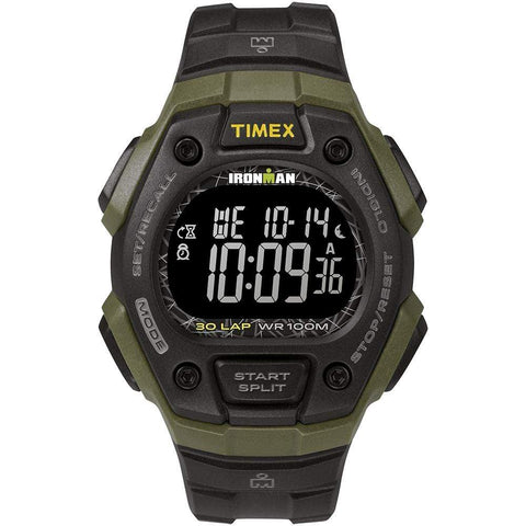 Timex Qualifies for Free Shipping Timex Ironman Classic Black Green #TW5M24200JV