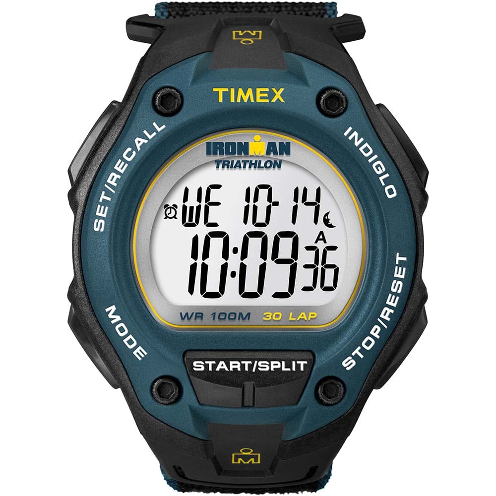 Timex Qualifies for Free Shipping Timex Ironman Core 30 Lap Mega Full Size Black/Blue/Yellow #T5K413