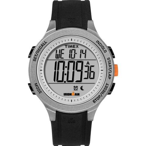 Timex Qualifies for Free Shipping Timex Ironman Essential 30 Lap Black/Gray/Orange #TW5M24600JV