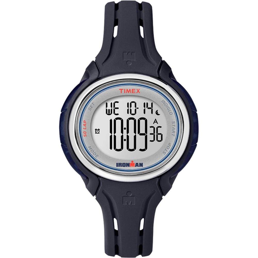 Timex Qualifies for Free Shipping Timex Ironman Sleek 50-Lap Mid-Size Navy Watch #TW5K905009J