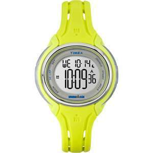 Timex Qualifies for Free Shipping Timex Ironman Sleek 50 Mid- Size Lime/Yellow Watch #TW5K977009J