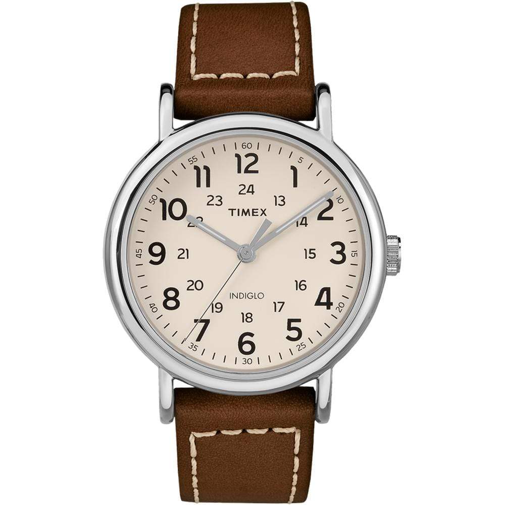 Timex Qualifies for Free Shipping Timex Weekender 2-Piece Watch Leather/Cream #TW2R42400JV