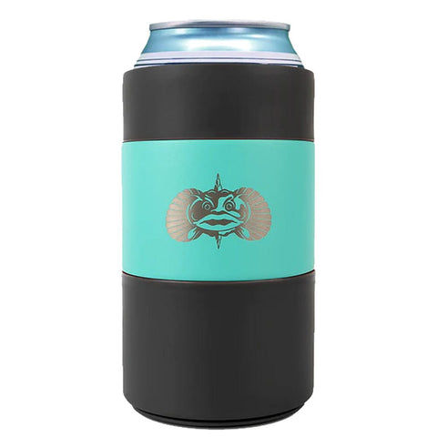 Toadfish Qualifies for Free Shipping Toadfish Non-Tipping Can Cooler & Adapter Teal #1013