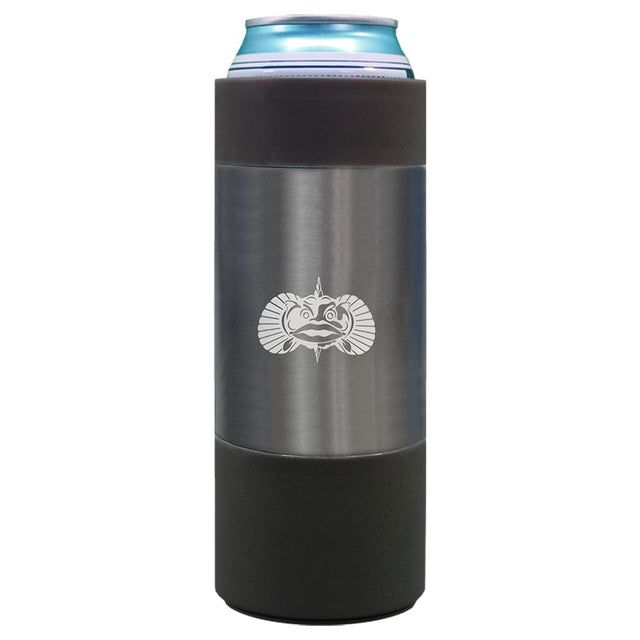 Toadfish Qualifies for Free Shipping Toadfish Non-Tipping Slim Can Cooler Graphite #1071