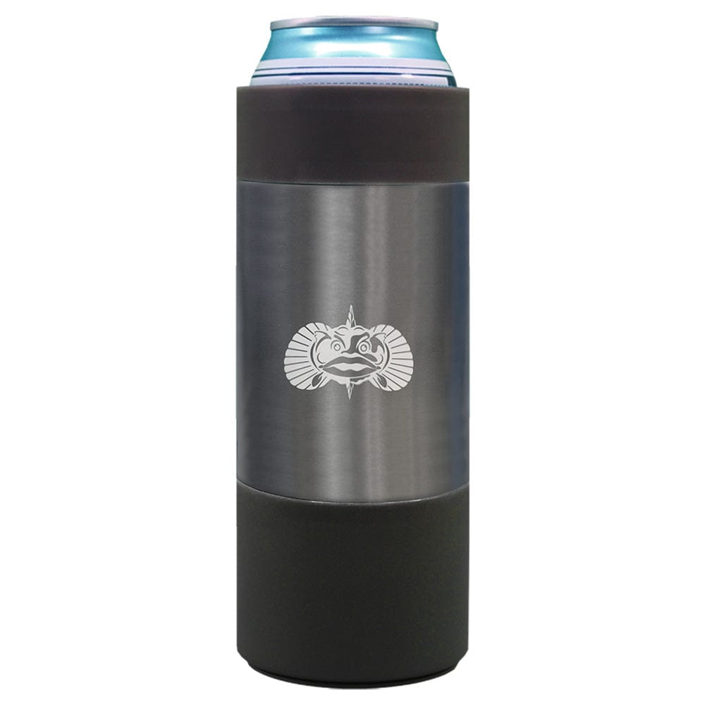 Toadfish Qualifies for Free Shipping Toadfish Non-Tipping Slim Can Cooler Graphite #1071
