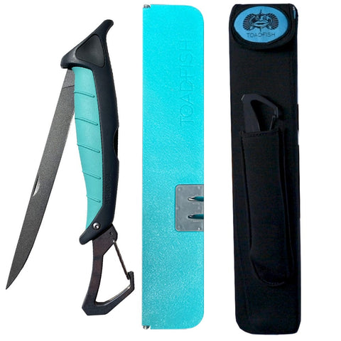 Toadfish Qualifies for Free Shipping Toadfish Stowaway 7" Filet Knife with Folding Cutting #1069