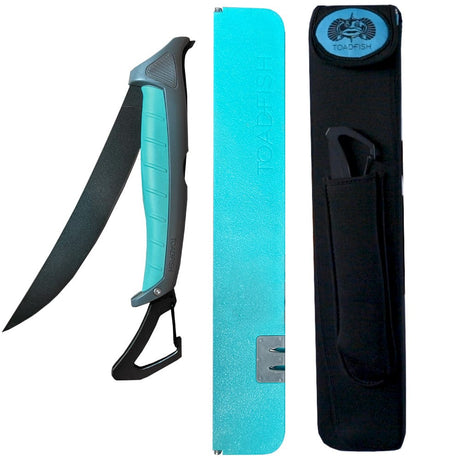 Toadfish Qualifies for Free Shipping Toadfish Stowaway 8.5" Filet Knife with XL Folding Cutting #1094