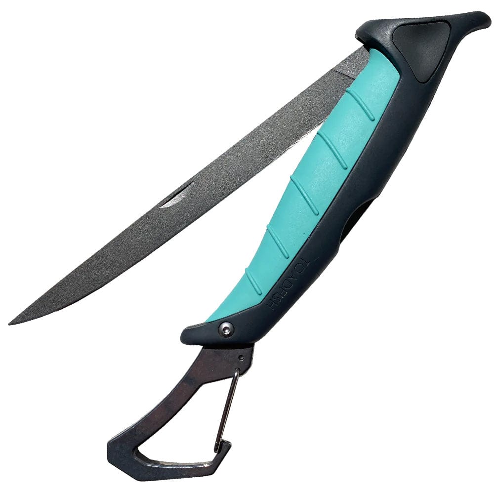 Toadfish Qualifies for Free Shipping Toadfish Stowaway Folding Filet Knife with Built In #1029