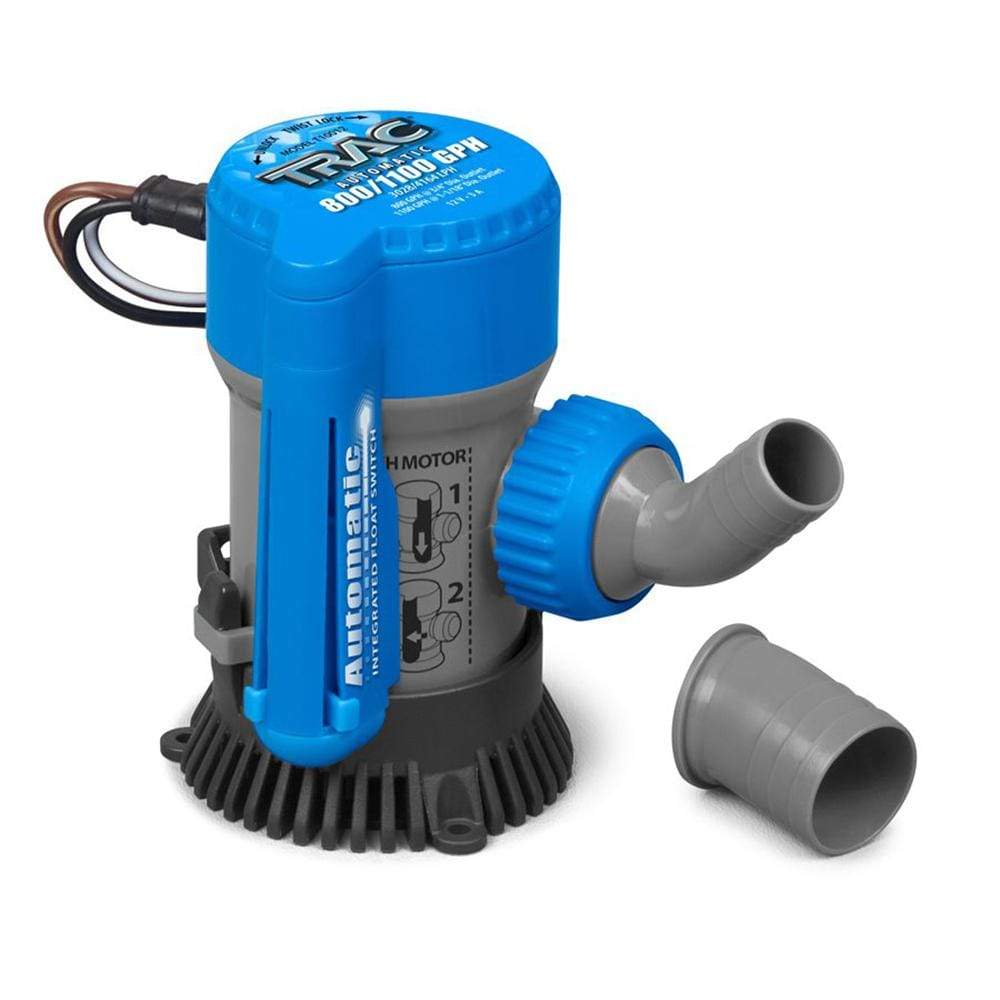 TRAC Outdoors Qualifies for Free Shipping Trac Bolge Pump Automatic 800/1100 GPH 3/4" and 1-1/8" #69311
