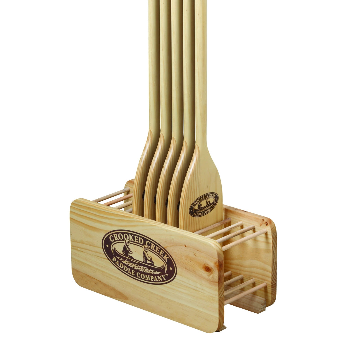 Trac Outdoors Crooked Creek Wooden Paddle Display #61197