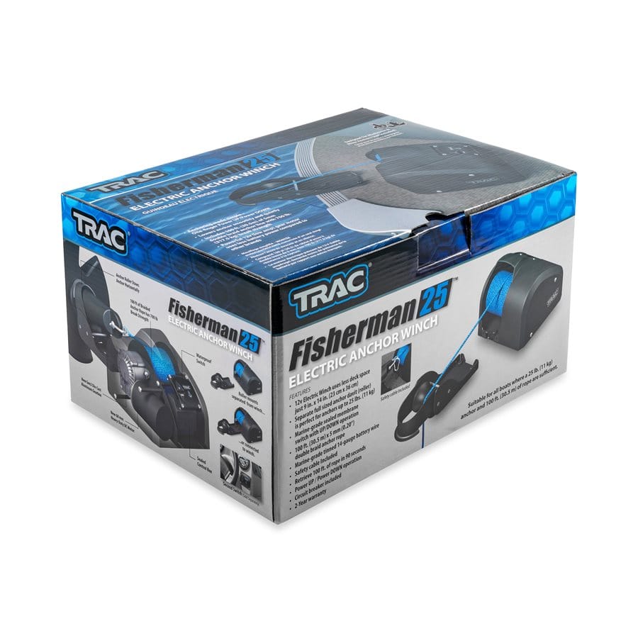 Trac Outdoors Qualifies for Free Shipping Trac Outdoors Fisherman 25 Anchor Winch #69002